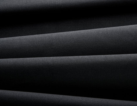 Bio-Cretonne Stoff aus kbA Baumwolle mit 184 g/m² in Schwarz von Cotonea fabrics