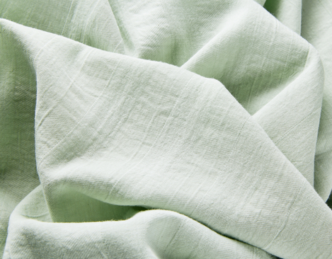Bio-Crinkle Stoff aus kbA Baumwolle mit 177 g/m² in Salbei von Cotonea fabrics