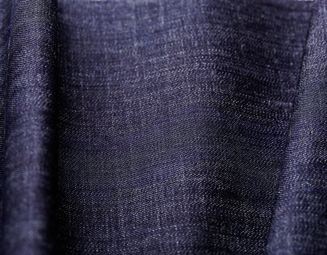 Bio-Denim aus kbA Baumwolle mit 450 g/m² in Marine Blau von Cotonea fabrics
