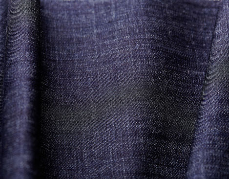 Bio-Denim aus kbA Baumwolle mit 450 g/m² in Marine Blau von Cotonea inside