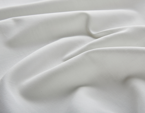 Bio-Feinköper Stoff aus kbA Baumwolle mit 106 g/m² in Weiß ohne optische Aufheller von Cotonea fabrics