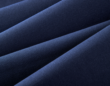 Bio Halbpanama Stoff aus kbA Baumwolle mit 280 g/m² in Blau von Cotonea fabrics