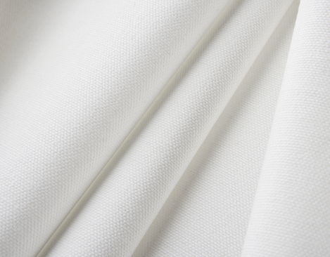 Bio Halbpanama Stoff aus kbA Baumwolle mit 280 g/m² in Weiß ohne optische Aufheller von Cotonea fabrics