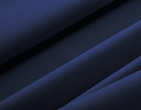Bio-Köper Stoff aus kbA Baumwolle mit 240 g/m² in Marine Blau von Cotonea fabrics