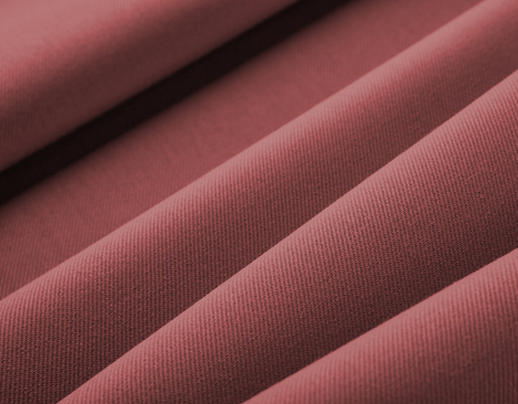 Bio-Köper Stoff aus kbA Baumwolle mit 240 g/m² in Terra Rot von Cotonea fabrics