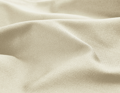 Bio-Moleskin Stoff wasserabweisend aus kbA Baumwolle in Natur von Cotonea fabrics
