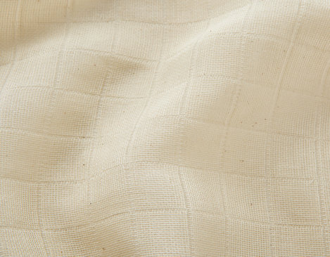 Bio-Mullwindel aus kbA Baumwolle in Rohweiß von Cotonea inside Stoff 2