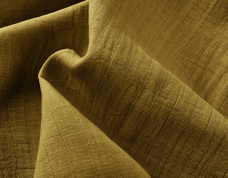 Bio-Musselin Stoff aus kbA Baumwolle mit 177 g/m² in Kurkuma von Cotonea fabrics