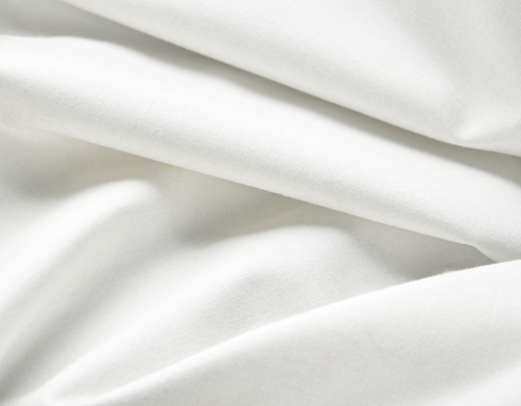 Bio-Perkal Stoff aus kbA Baumwolle in Weiß ohne optische Aufheller von Cotonea fabrics