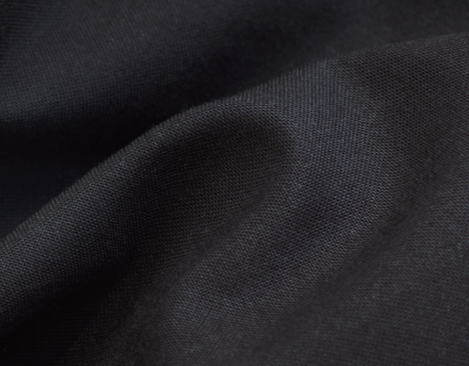 Bio-Cretonne Premium aus kbA Pima-Baumwolle 175 g/m² IVN BEST & GOTS in Schwarz