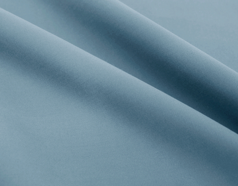 Bio Satin Stoff aus kbA Baumwolle mit 145 g/m² in Hellblau von Cotonea fabrics