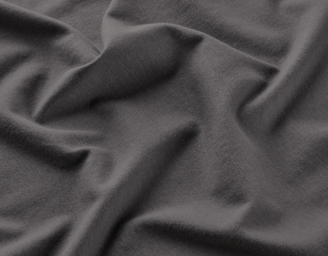 Bio Single-Jersey Stoff aus kbA Baumwolle in Auster von Cotonea fabrics
