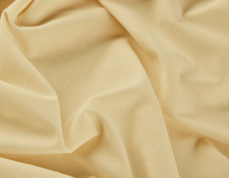 Bio Single-Jersey Stoff aus kbA Baumwolle in Creme von Cotonea fabrics