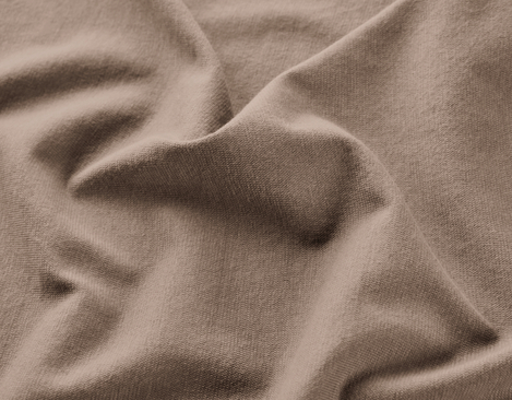 Bio Single-Jersey Stoff aus kbA Baumwolle in Ingwer von Cotonea fabrics
