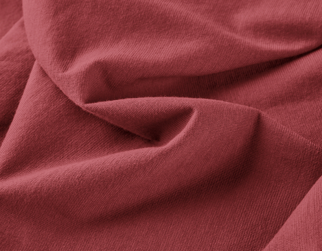 Single-Jersey Stoff aus kbA Baumwolle in Koralle von Cotonea fabrics