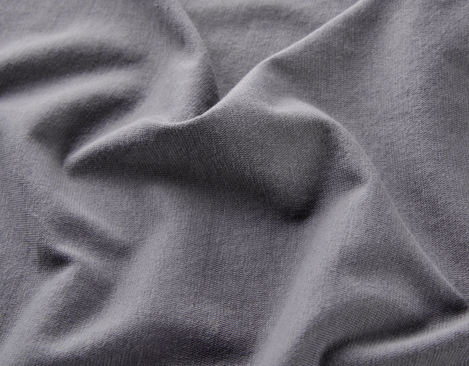 Single-Jersey Stoff aus kbA Baumwolle in Platin von Cotonea fabrics