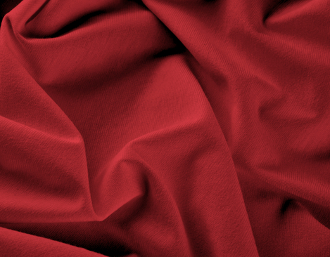 Single-Jersey Stoff aus kbA Baumwolle in Rot von Cotonea fabrics