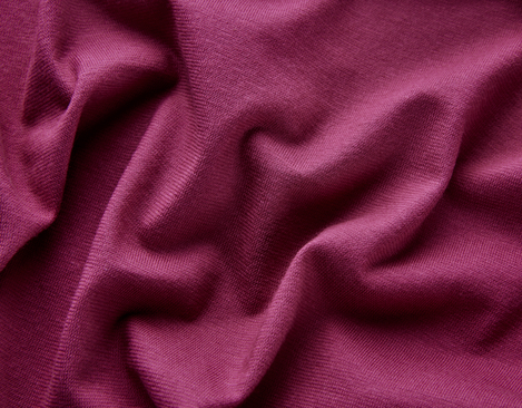 Single-Jersey Stoff aus kbA Baumwolle in Sangria von Cotonea fabrics