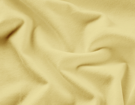 Single-Jersey Stoff aus kbA Baumwolle in Sonnengelb von Cotonea fabrics