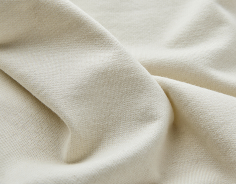 Leichter Bio-Sweat aus kba Baumwolle mit 200 g/m² in Natur von Cotonea fabrics
