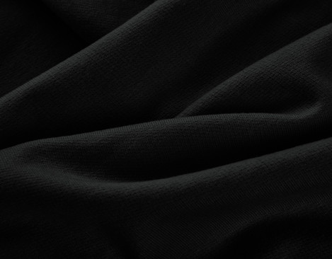 Leichter Bio-Sweat aus kba Baumwolle mit 200 g/m² in Schwarz von Cotonea fabrics