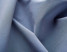 Bio-Chambray Stoff aus kbA Baumwolle in Saphir gewaschen von Cotonea fabrics