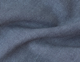 Bio Fischgrat Köper mit 160 g/m² in Anthrazit Gipfelgrau aus kbA Baumwolle von Cotonea fabrics