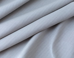 Bio Fischgrat Köper mit 250 g/m² in Hellgrau Lichtgrau aus kbA Baumwolle von Cotonea fabrics