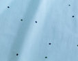 Bio Renforce Stoff aus reiner Bio-Baumwolle mit Punktemuster in Hellblau von Cotonea fabrics 