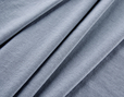 Single-Jersey Stoff aus kbA Baumwolle in Perlblau von Cotonea fabrics